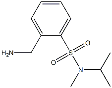 2-(aminomethyl)-N-isopropyl-N-methylbenzenesulfonamide,,结构式