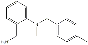 2-(aminomethyl)-N-methyl-N-[(4-methylphenyl)methyl]aniline Structure