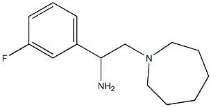 2-(azepan-1-yl)-1-(3-fluorophenyl)ethan-1-amine,,结构式