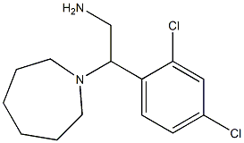 2-(azepan-1-yl)-2-(2,4-dichlorophenyl)ethan-1-amine 化学構造式