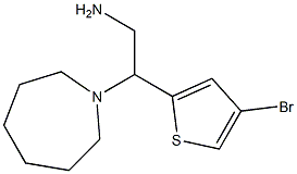2-(azepan-1-yl)-2-(4-bromothiophen-2-yl)ethan-1-amine