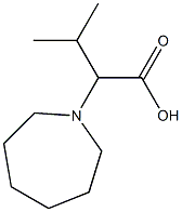 2-(azepan-1-yl)-3-methylbutanoic acid,,结构式
