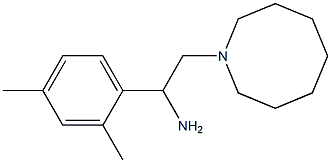 2-(azocan-1-yl)-1-(2,4-dimethylphenyl)ethan-1-amine 结构式