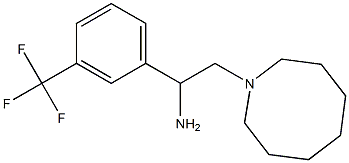 2-(azocan-1-yl)-1-[3-(trifluoromethyl)phenyl]ethan-1-amine Structure