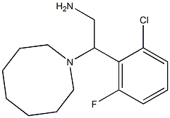 2-(azocan-1-yl)-2-(2-chloro-6-fluorophenyl)ethan-1-amine Structure