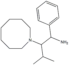 2-(azocan-1-yl)-3-methyl-1-phenylbutan-1-amine 结构式