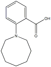 2-(azocan-1-yl)benzoic acid,,结构式