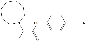 2-(azocan-1-yl)-N-(4-cyanophenyl)propanamide