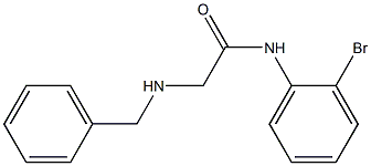 2-(benzylamino)-N-(2-bromophenyl)acetamide 化学構造式