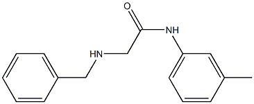 2-(benzylamino)-N-(3-methylphenyl)acetamide Structure