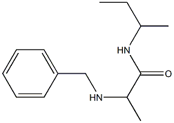 2-(benzylamino)-N-(butan-2-yl)propanamide Structure
