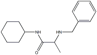 2-(benzylamino)-N-cyclohexylpropanamide Structure