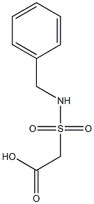 2-(benzylsulfamoyl)acetic acid Struktur