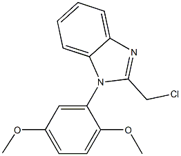 2-(chloromethyl)-1-(2,5-dimethoxyphenyl)-1H-1,3-benzodiazole