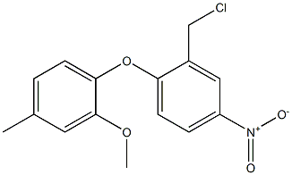 2-(chloromethyl)-1-(2-methoxy-4-methylphenoxy)-4-nitrobenzene