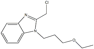 2-(chloromethyl)-1-(3-ethoxypropyl)-1H-1,3-benzodiazole