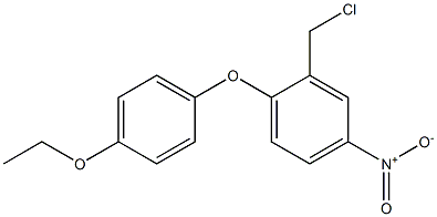 2-(chloromethyl)-1-(4-ethoxyphenoxy)-4-nitrobenzene Structure