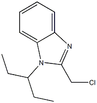 2-(chloromethyl)-1-(pentan-3-yl)-1H-1,3-benzodiazole