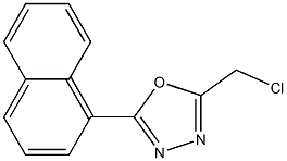 2-(chloromethyl)-5-(naphthalen-1-yl)-1,3,4-oxadiazole