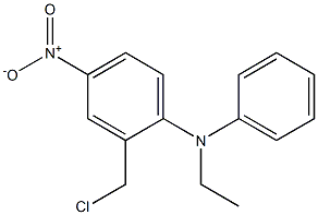 2-(chloromethyl)-N-ethyl-4-nitro-N-phenylaniline Struktur