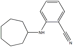 2-(cycloheptylamino)benzonitrile Structure