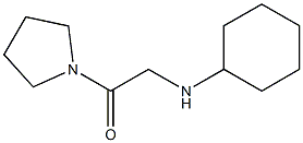 2-(cyclohexylamino)-1-(pyrrolidin-1-yl)ethan-1-one Structure
