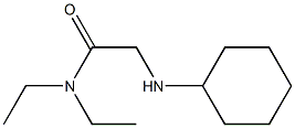 2-(cyclohexylamino)-N,N-diethylacetamide Structure