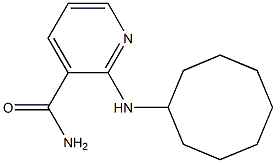2-(cyclooctylamino)pyridine-3-carboxamide,,结构式