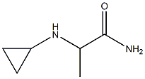 2-(cyclopropylamino)propanamide Structure