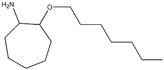 2-(heptyloxy)cycloheptan-1-amine 化学構造式