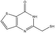 2-(mercaptomethyl)thieno[3,2-d]pyrimidin-4(3H)-one,,结构式