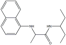  2-(naphthalen-1-ylamino)-N-(pentan-3-yl)propanamide