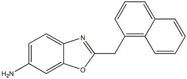 2-(naphthalen-1-ylmethyl)-1,3-benzoxazol-6-amine 结构式