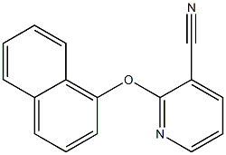 2-(naphthalen-1-yloxy)pyridine-3-carbonitrile