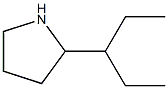 2-(pentan-3-yl)pyrrolidine Structure