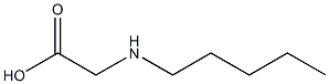 2-(pentylamino)acetic acid 化学構造式