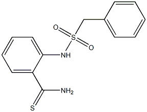 2-(phenylmethanesulfonamido)benzene-1-carbothioamide Struktur