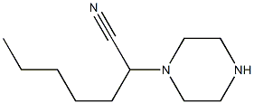 2-(piperazin-1-yl)heptanenitrile