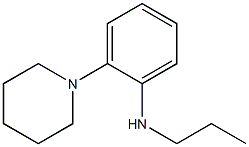 2-(piperidin-1-yl)-N-propylaniline,,结构式