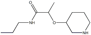  2-(piperidin-3-yloxy)-N-propylpropanamide