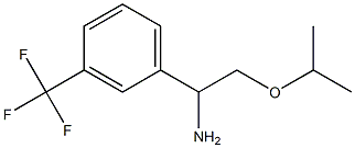 2-(propan-2-yloxy)-1-[3-(trifluoromethyl)phenyl]ethan-1-amine