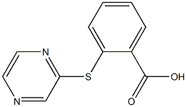 2-(pyrazin-2-ylthio)benzoic acid Structure