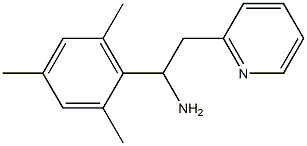 2-(pyridin-2-yl)-1-(2,4,6-trimethylphenyl)ethan-1-amine 化学構造式