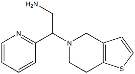 2-(pyridin-2-yl)-2-{4H,5H,6H,7H-thieno[3,2-c]pyridin-5-yl}ethan-1-amine Structure