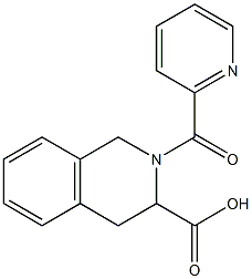  2-(pyridin-2-ylcarbonyl)-1,2,3,4-tetrahydroisoquinoline-3-carboxylic acid