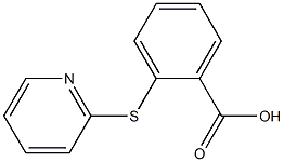 2-(pyridin-2-ylthio)benzoic acid Structure