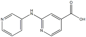 2-(pyridin-3-ylamino)pyridine-4-carboxylic acid 结构式