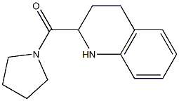 2-(pyrrolidin-1-ylcarbonyl)-1,2,3,4-tetrahydroquinoline,,结构式