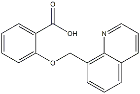 2-(quinolin-8-ylmethoxy)benzoic acid