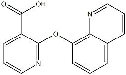 2-(quinolin-8-yloxy)pyridine-3-carboxylic acid Structure